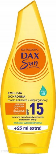 Dax - Sun - Waterproof protective emulsion for face and body - SPF15 - 175 ml