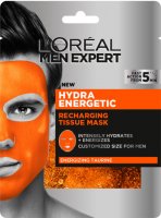 L'Oréal - MEN EXPERT - HYDRA ENERGY - Recharging Tissue Mask - Energetyzująca maska w płacie dla mężczyzn - 30 g