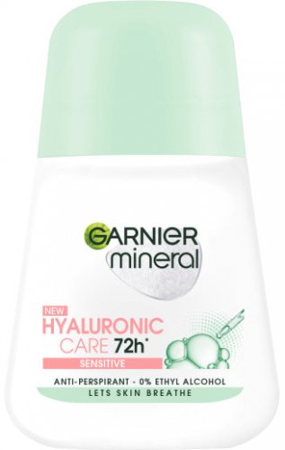 GARNIER - Mineral - Hyaluronic Care 72h Anti-Perspirant - Antyperspirant w kulce dla kobiet - 50 ml