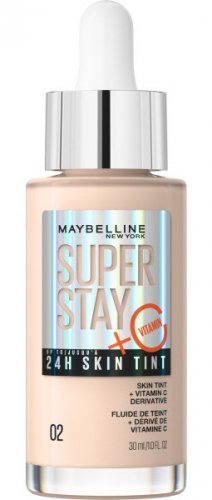 Maybelline - SUPER STAY 24H Skin Tint - Illuminating foundation with vitamin C - 30 ml - 02