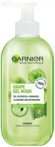 GARNIER - SKIN NATURALS - GRAPE GEL WASH - 200 ml