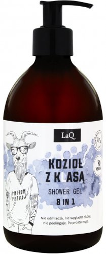 LaQ - SHOWER GEL 8IN1 - GOAT WITH CLASS - Shower gel for men 8 in 1 - 500 ml