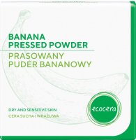Ecocera - BANANA PRESSED POWDER - Prasowany puder bananowy - 10 g