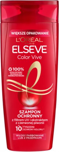 L'Oréal - ELSEVE - COLOR-VIVE - Ochronny szampon do włosów farbowanych lub z pasemkami - 500 ml