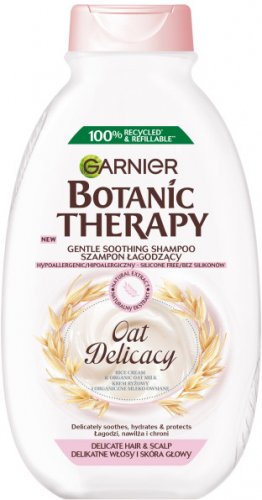 Garnier - Botanic Therapy - Gentle Soothing Shampoo - Łagodzący szampon do włosów delikatnych i skóry głowy - 400 ml