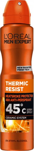L'Oréal - MEN EXPERT - THERMIC RESIST - HEATSTROKE PROTECTION 48H ANTI-PERSPIRANT - Antyperspirant w areozolu dla mężczyzn - ochrona w wysokich temperaturach do 48H - 250 ml
