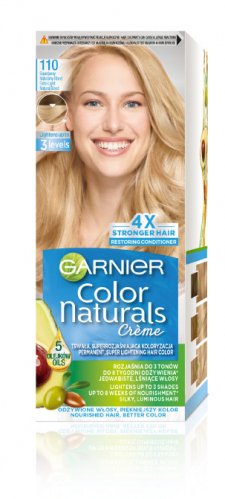 GARNIER - COLOR NATURALS Creme - Krem rozjaśniający do włosów - 110 Superjasny Naturalny Blond