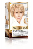 L'Oréal - AGE PERFECT - Wielowymiarowa koloryzacja upiększająca do włosów siwych i dojrzałych - 9.13 Jasny Popielaty Blond