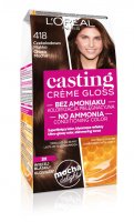 L'Oréal - Casting Créme Gloss - Ammonia Free Caring Color - 418 Chocolate Mocha