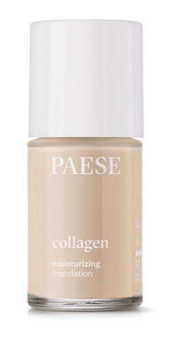 PAESE - COLLAGEN MOISTURIZING FOUNDATION - Kolagenowy podkład nawilżający - SKÓRA SUCHA - 30 ml - 301C NUDE