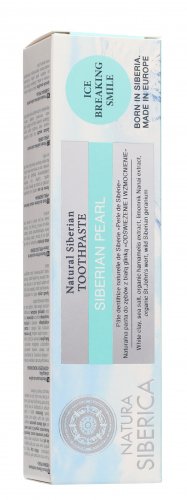 NATURA SIBERICA - NATURAL TOOTHPASTE - SIBERIAN PEARL - Natural toothpaste with white clay - Refreshing and strengthening - 100 g