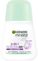 GARNIER - Mineral - 6-in-1 Protection 48h Anti-Perspirant - Antyperspirant w kulce 6w1 dla kobiet - FLORAL FRESH - 50 ml