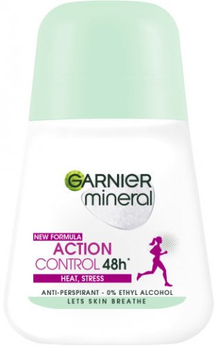 GARNIER - Mineral - Action Control 48h Anti-Perspirant - Antyperspirant w kulce dla kobiet - 50 ml