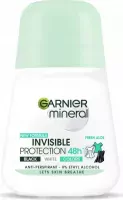 GARNIER - Mineral - Invisible Protection 48h - Anti-Perspirant - Roll-on Antiperspirant for Women - Fresh Aloe - 50 ml