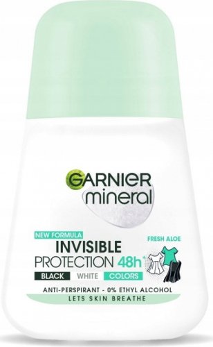 GARNIER - Mineral - Invisible Protection 48h - Anti-Perspirant - Antyperspirant w kulce dla kobiet - Fresh Aloe - 50 ml