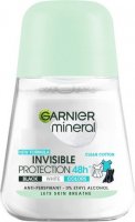 GARNIER - Mineral - Invisible Protection 48h - Anti-Perspirant - Roll-on antiperspirant for women - Clean Cotton - 50 ml