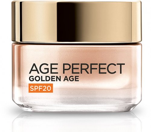 L'Oréal - AGE PERFECT Golden Age - Re-Fortifying Rosy Care SPF20 - Różany krem wzmacniający - Skóra dojrzała - 50 ml 
