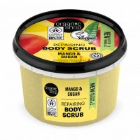ORGANIC SHOP - BODY SCRUB - Rozświetlający peeling do ciała - Kenijskie Mango - 250 ml