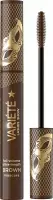 Eveline Cosmetics - VARIETE LASHES SHOW - FULL VOLUME ULTRA-LENGTH MASCARA - Pogrubiająco-wydłużający tusz do rzęs - Brown - 10 ml