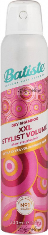Træde tilbage apologi Ekstraordinær Batiste - DRY SHAMPOO XXL STYLIST VOLUME - Volumizing Dry Shampoo - 200 ml