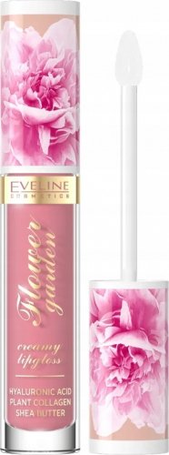 Eveline Cosmetics - Flower Garden - Creamy Lipgloss - Błyszczyk do ust - 01 DELICATE ROSE