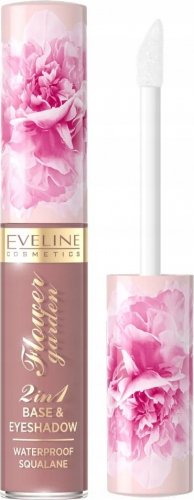 Eveline Cosmetics - Flower Garden - 2in1 Base & Eyeshadow - Wodoodporny cień-baza w płynie - 6,5 ml  - 01