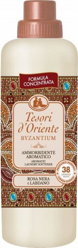 Tesori d'Oriente - Aromatic Laundry Softener - Fabric softener - Black rose and lambdanum - BYZANTIUM - 760 ml