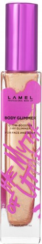 LAMEL - The Myth of Utopia - Body Glimmer - Glow-Booster Dry Glinner - Illuminating face and body balm with particles - NO. 401 - 50 ml