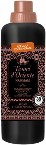 Tesori d'Oriente - Aromatic Laundry Softener - Płyn do płukania tkanin - Olejek arganowy i kwiat pomarańczy - HAMMAM - 760 ml