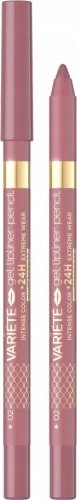 Eveline Cosmetics - VARIETE Gel Lipliner Pencil - Gel lip liner - Waterproof - 02 PINKISH