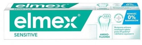 Elmex - Sensitive - Pasta do zębów na nadwrażliwość z aminofluorkiem - 75 ml