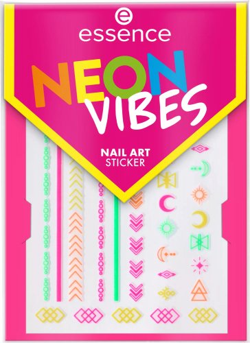Essence - NEON VIBES - NAIL ART STICKER - Nail stickers - 49 pcs.