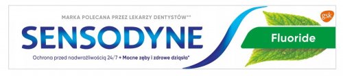 SENSODYNE - Fluoride - Toothpaste - Pasta do zębów - 75 ml 