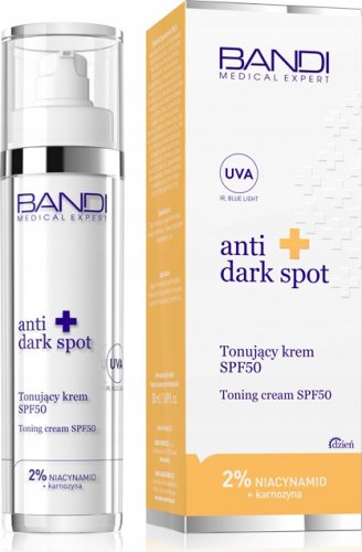 BANDI MEDICAL EXPERT - Anti Dark Spot - Toning Cream - Tonujący krem SPF50 - 50 ml 