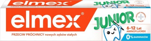 Elmex - Junior - Anti-caries toothpaste for new permanent teeth - Children 6-12 years old - 75 ml