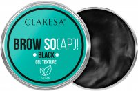CLARESA - BROW SO(AP)! - BLACK EYEBROW SOAP - Czarne mydełko do stylizacji brwi - 30 ml