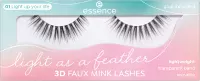 Essence - 3D FAUX MINK LASHES - Sztuczne rzęsy na pasku z efektem 3D - Lekkie jak piórko + klej