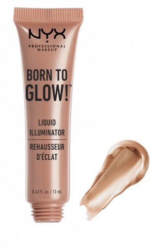 NYX Professional Makeup - BORN TO GLOW- LIQUID ILLUMINATOR - Rozświetlacz w płynie - 13 ml - GLEAM