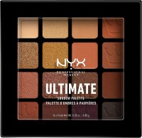 NYX Professional Makeup - ULTIMATE SHADOW PALETTE - Palette of 16 eye shadows - 15 ULTIMATE QUEEN - 13.6 g