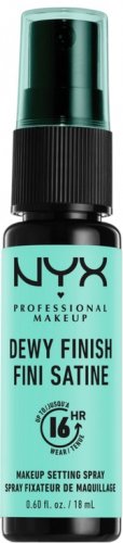 NYX Professional Makeup - DEWY FINISH - MAKEUP SETTING SPRAY - Shimmering makeup setting spray - 18 ml