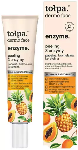 Dermo Face Enzyme Face Peeling (3 Enzymes) — Tolpa | مقشر إنزيمي شهير يعتمد على 3 إنزيمات لتجديد البشرة