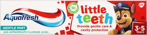 Aquafresh - Little Teeth - Toothpaste - Pasta do zębów dla dzieci 3-5 lat - 50 ml 