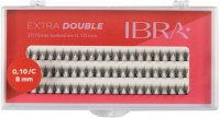 Ibra - EXTRA DOUBLE - 20 FLARE EYELASH KNOT-FREE - Tufts of artificial eyelashes