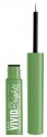 NYX Professional Makeup - VIVID BRIGHTS - MATTE LIQUID EYELINER - Matte mascara with a brush - 2 ml - 02 - GHOSTED GREEN - 02 - GHOSTED GREEN
