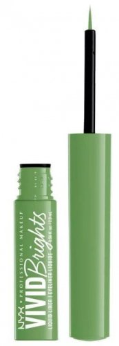NYX Professional Makeup - VIVID BRIGHTS - MATTE LIQUID EYELINER - 2 ml - 02 - GHOSTED GREEN