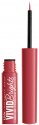 NYX Professional Makeup - VIVID BRIGHTS - MATTE LIQUID EYELINER - Matowy tusz do kresek z pędzelkiem - 2 ml - 04 - ON RED - 04 - ON RED