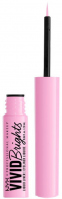 NYX Professional Makeup - VIVID BRIGHTS - MATTE LIQUID EYELINER - Matowy tusz do kresek z pędzelkiem - 2 ml - 09 - SNEAKY PINK - 09 - SNEAKY PINK