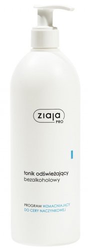 Ziaja - Pro - Alcohol-free refreshing tonic - Capillary skin - 500 ml