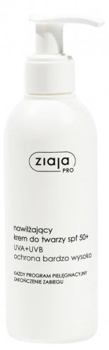 Ziaja - Pro - Moisturizing face cream - SPF50+ - 190 ml