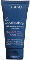 ZIAJA - Antyoksydacja - Odżywczo-regenerujący krem na twarz i szyję - Jagody Acai - 50 ml